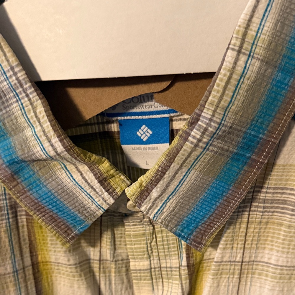 Columbia Multicolor Plaid Shirt